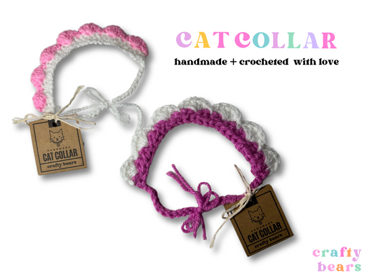 Handmade Crocheted Cuteness: Cat Collar