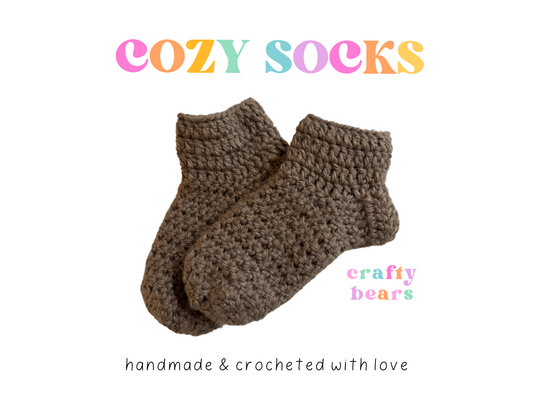 Crocheted Comfort: Handmade Socks for Warmth & Style