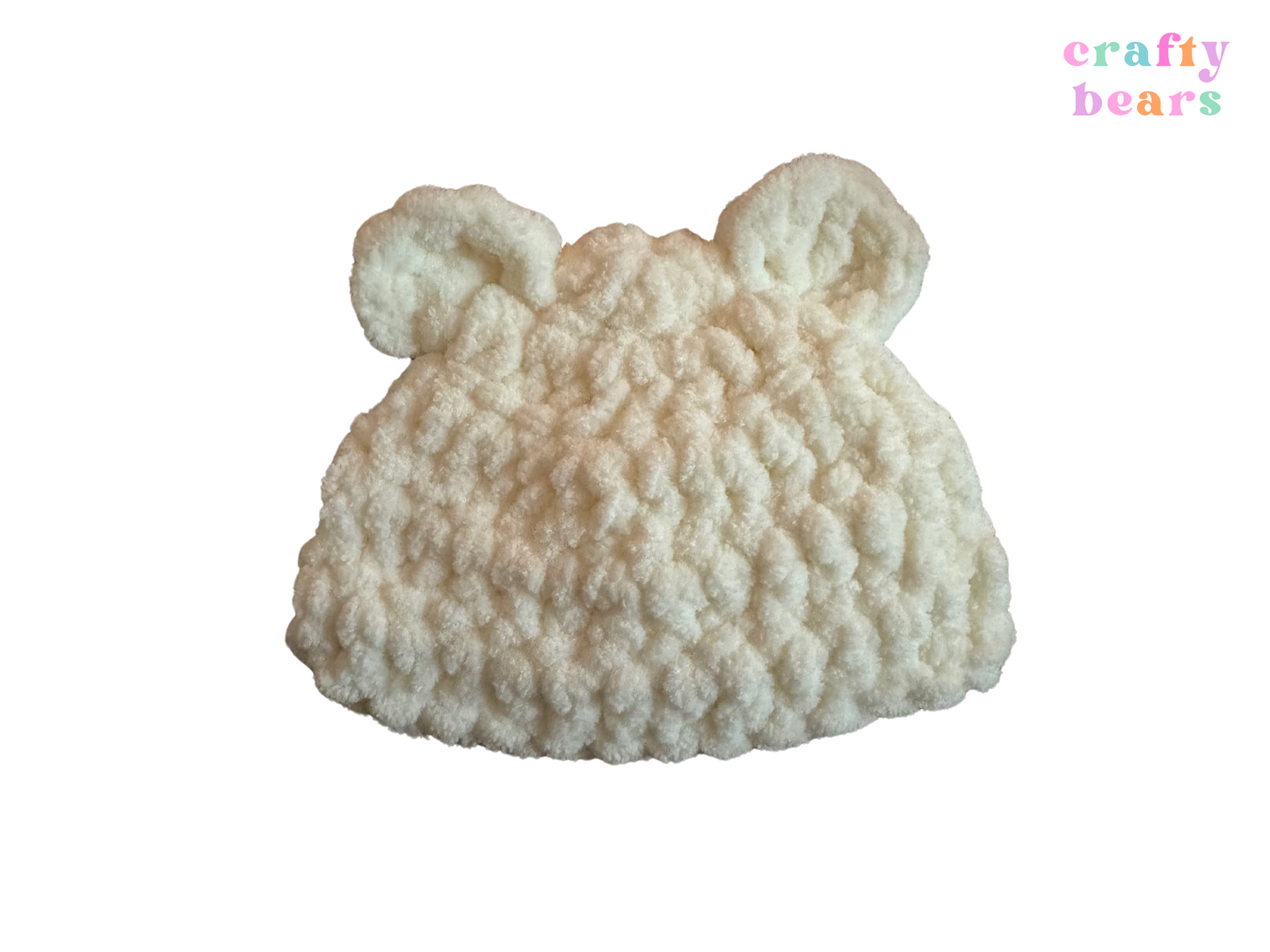 Sweet Little Cubs: Handmade Crocheted Baby Bear Hat