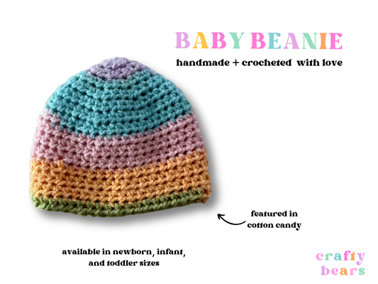 Handmade Crocheted Baby Beanie