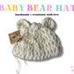 Sweet Little Cubs: Handmade Crocheted Baby Bear Hat
