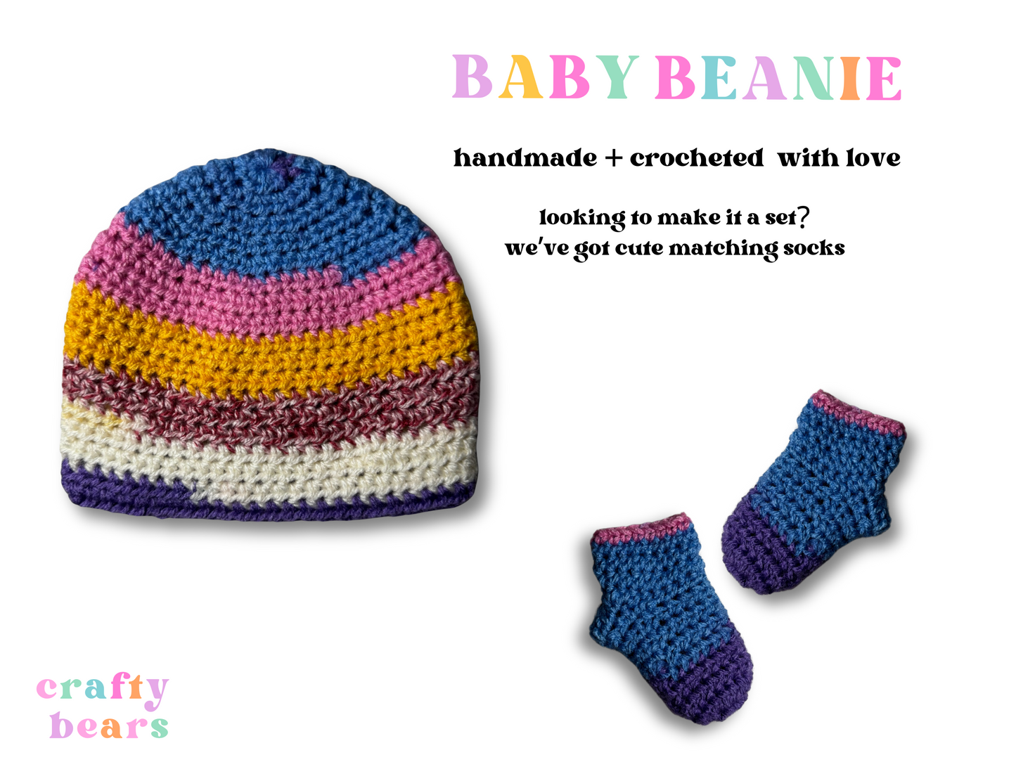 Handmade Crocheted Baby Beanie