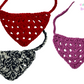 Handmade Crochet Pet Bandana - Stylish Accessory for Your Furry Friend