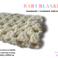 Handcrafted Crocheted Baby Blanket